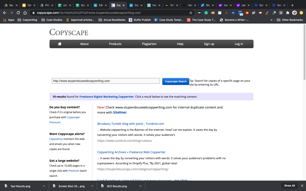 Copy Editing Tools Copyscape